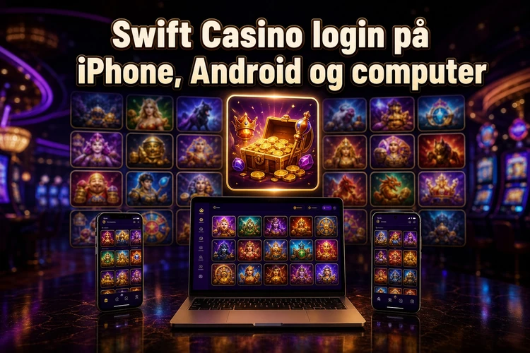 Sådan logger du ind på Swift Casino trin for trin