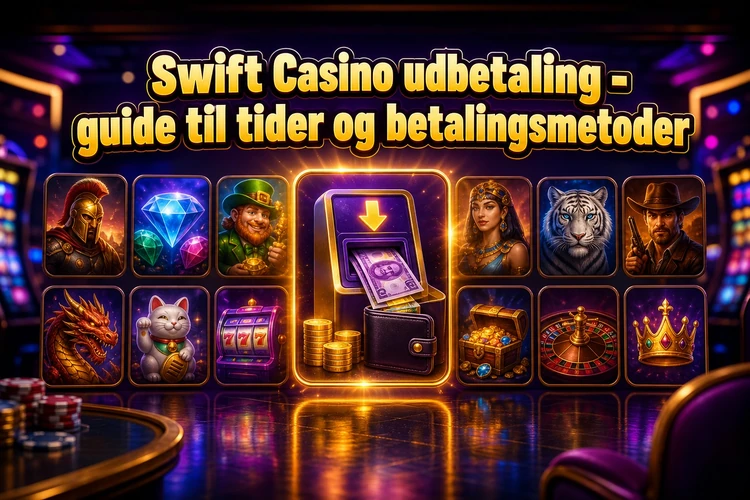 Swift Casino udbetaling - guide til tider og betalingsmetoder