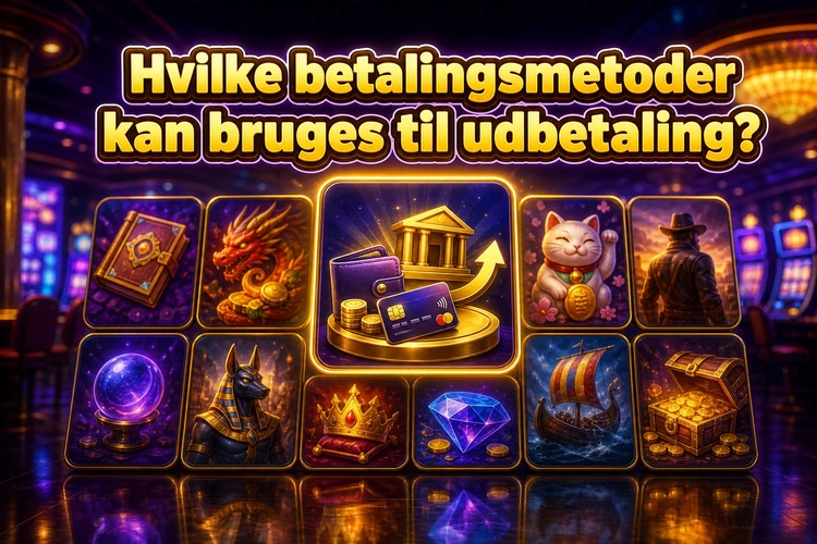 Hvilke betalingsmetoder kan bruges til udbetaling?
